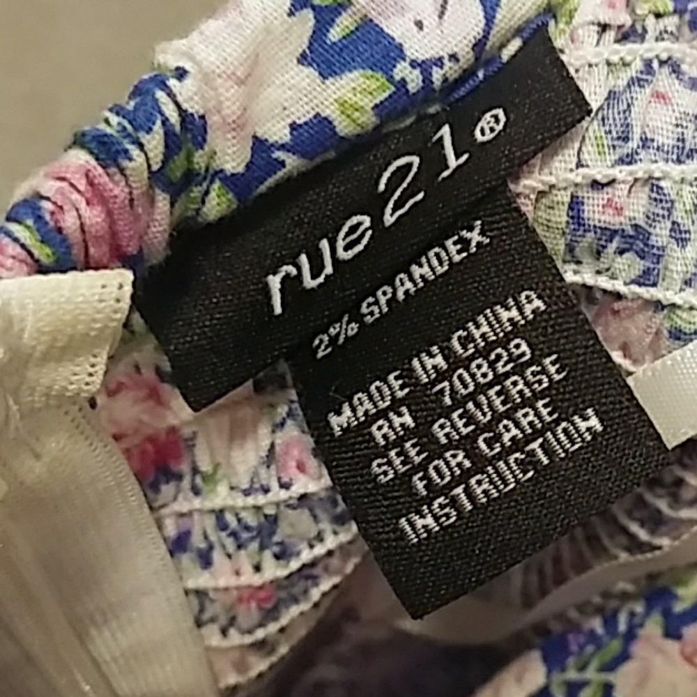 Rue21 Strapless Floral Dress l Floral Sundress - Picture 7 of 8